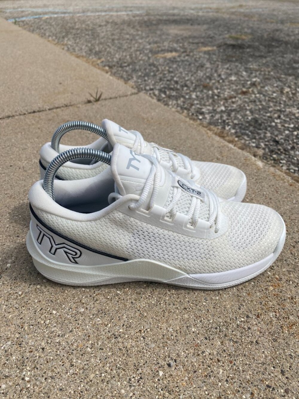 TYR CXT-2 Trainer Mens Size 7.5 Athletic Crossfit Lifting Gym Shoes White Cream